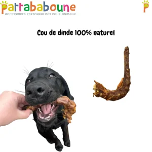 Cou de dinde pour chien 100 % naturel