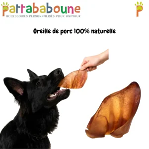 Oreille de porc 100% naturelle